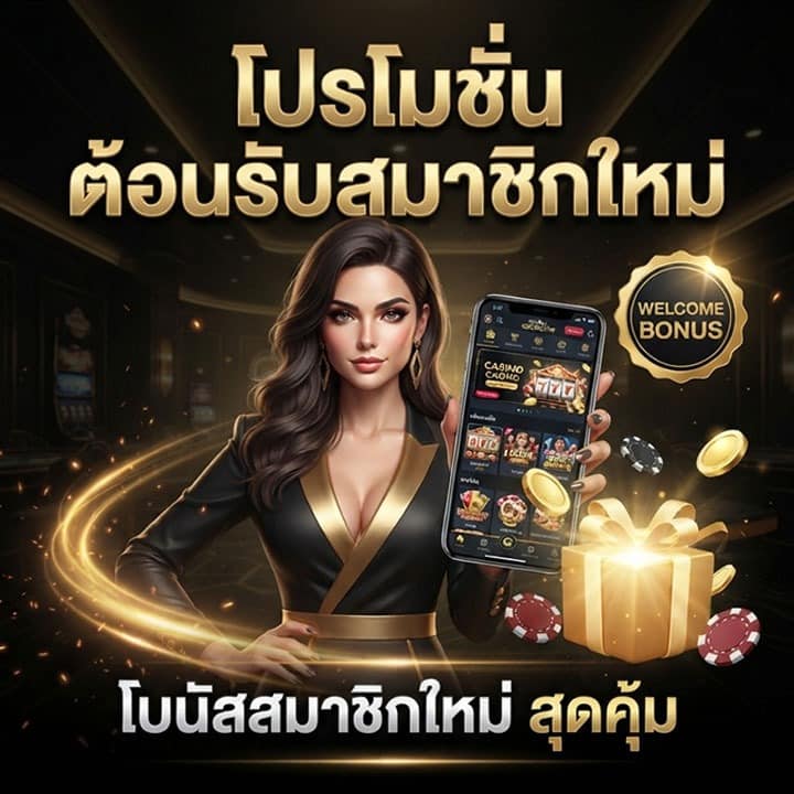 โปรโมชั่น ต้อนรับสมาชิกใหม่ด้วย